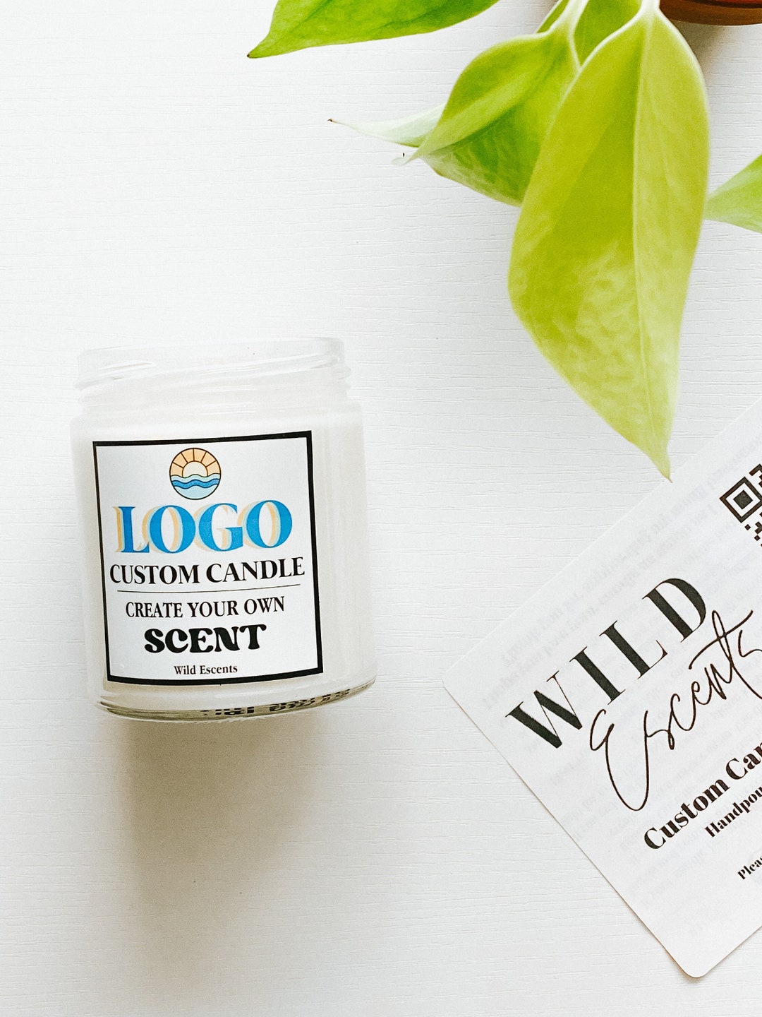Business Logo Custom Candle Logo Candle Business Gift Business Decor