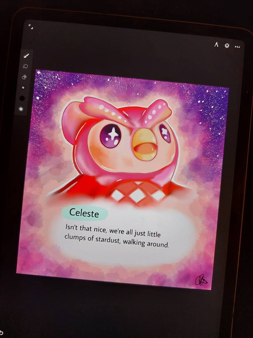 CELESTE QUOTE PRINTS. Animal Crossing Etsy