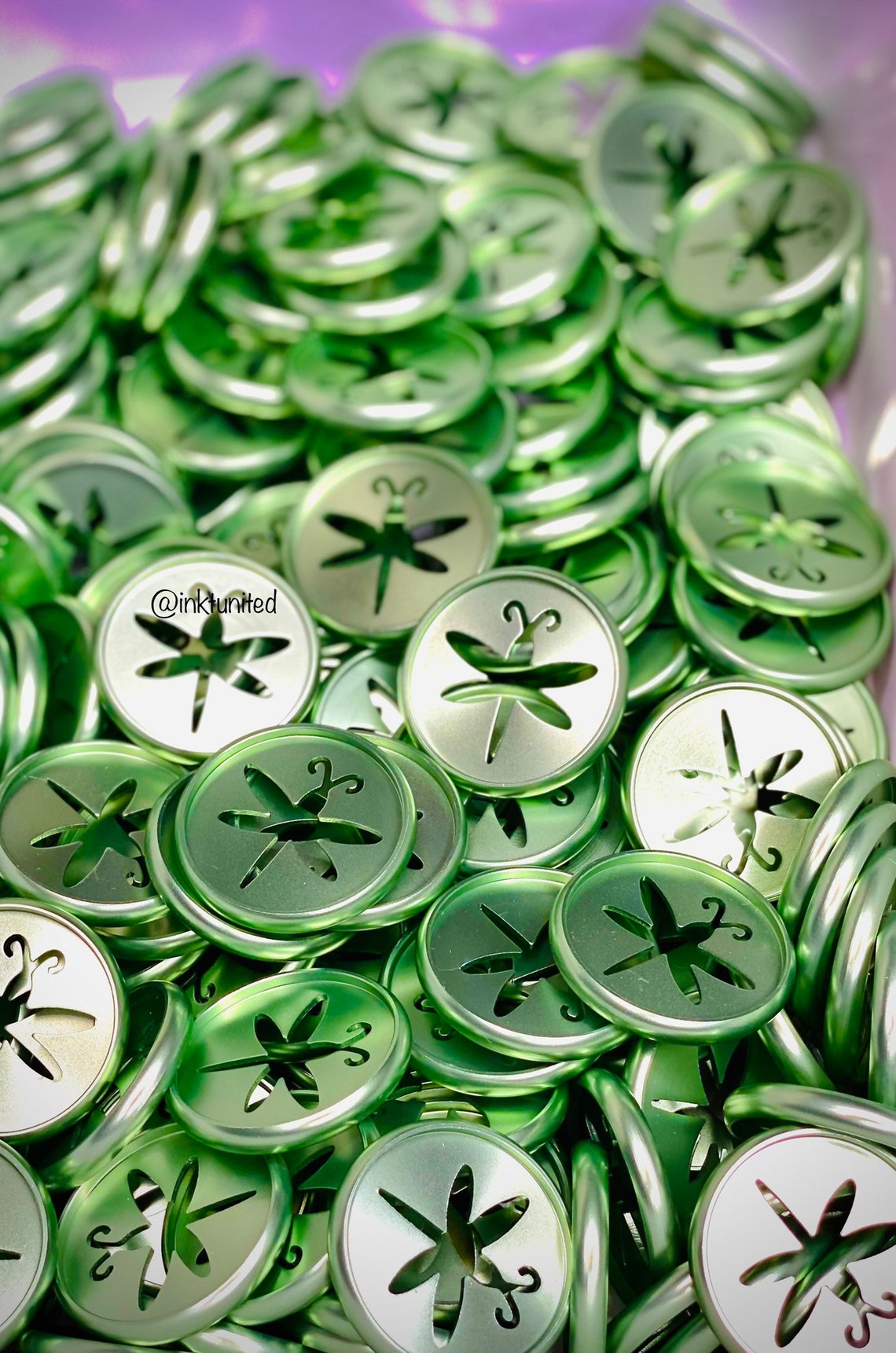 Mint Metal Planner Discs Etsy