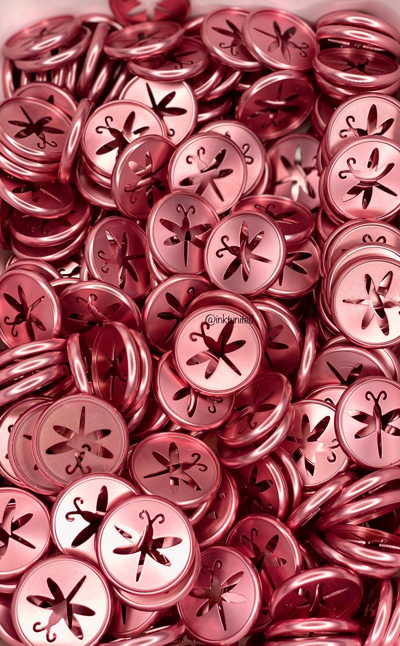 TUL Discs Roségold 2,5 Cm | Erweiterungsscheiben Für Discbound-Notizbücher