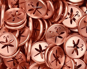 Rose Gold Metal Planner Disc