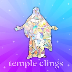 Christus ウィンドウ クリング | ホログラフィック サンキャッチャー | 宣教師、扶助協会、青少年への末日聖徒の贈り物!