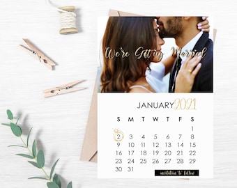 Save The Date Calendar, Photo Save The Date Template, Editable Save The Date, Save The Date Card, Save The Date Postcard, Instant Download