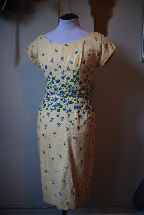 1950s Flower Dress