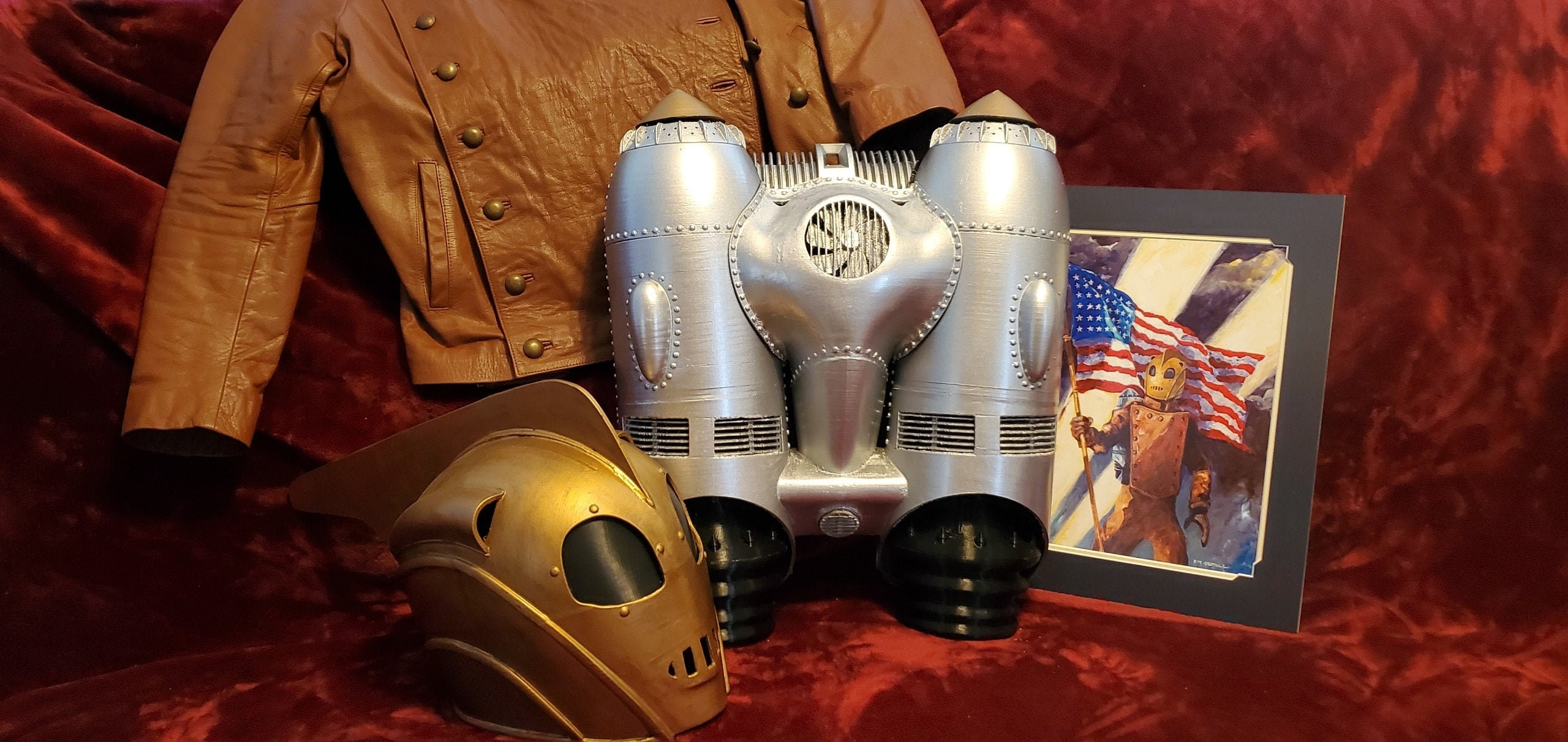 Discover the Upcycled Rocketeer Helmet: A Fusion of Vintage Louis