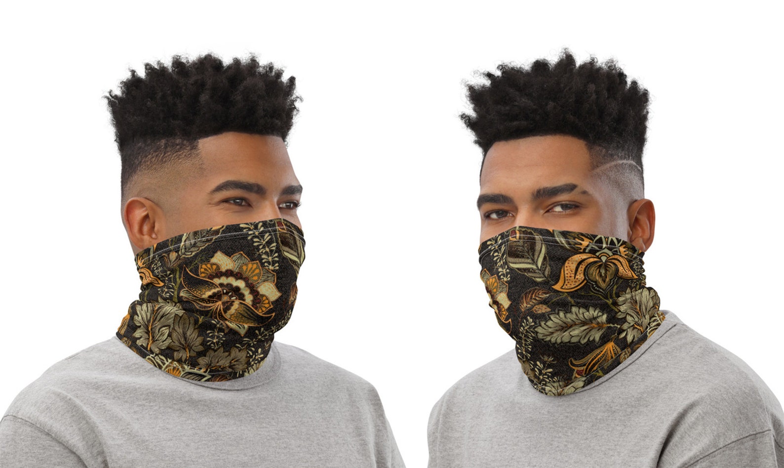 Neck Gaiter Headband Face Covering Scarf Men Women Etsy