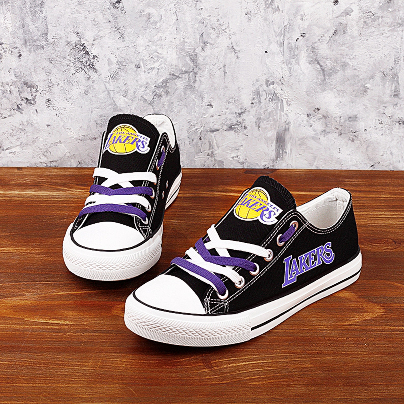 custom lakers shoes