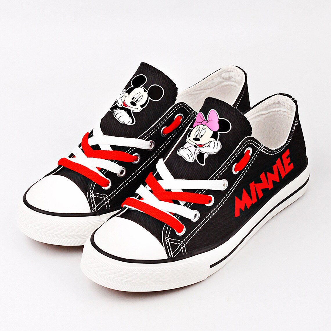 black mickey mouse shoes
