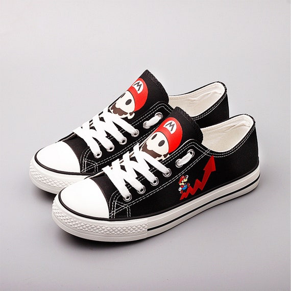 printed tennis shoes