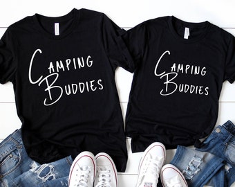 Camping Buddies Shirt, Camp Staff, Adventure Buddies, Camping Dad, Camping Mom, Couples Camping Shirt, Family Shirts, Matching Camping