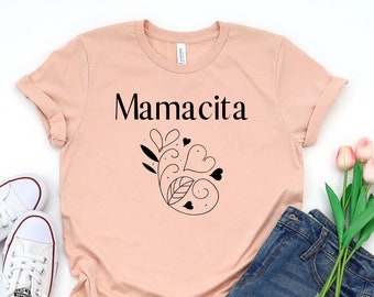 Mamacita Shirt,  Funny Mom New, New Mom Motherhood Gift, Cute Mom Shirt, Tired As A Mom, Wife Gift, Needs A Margarita