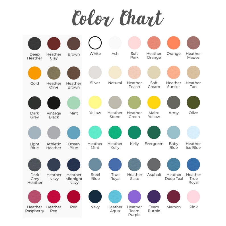 Pode incluir: Carta de cores com 36 amostras de cores diferentes. As cores est&atilde;o dispostas em linhas e colunas, com cada cor etiquetada com o seu nome. As cores incluem cinza escuro, argila, castanho, branco, cinza, rosa claro, laranja, laranja, malva, ouro, oliva, castanho, prata, natural, p&ecirc;ssego, creme, p&ocirc;r do sol, castanho, cinza escuro, preto vintage, menta, amarelo, pedra, verde, amarelo milho, ex&eacute;rcito, oliva, azul claro, cinza desportivo, azul oceano, menta, verde kelly, verde, verde esmeralda, azul beb&eacute;, azul gelo, cinza escuro, azul marinho, azul meia-noite, azul a&ccedil;o, azul royal, ard&oacute;sia, asfalto, azul escuro, azul royal, framboesa, vermelho, vermelho, azul marinho, aqua, roxo, roxo, castanho, rosa.