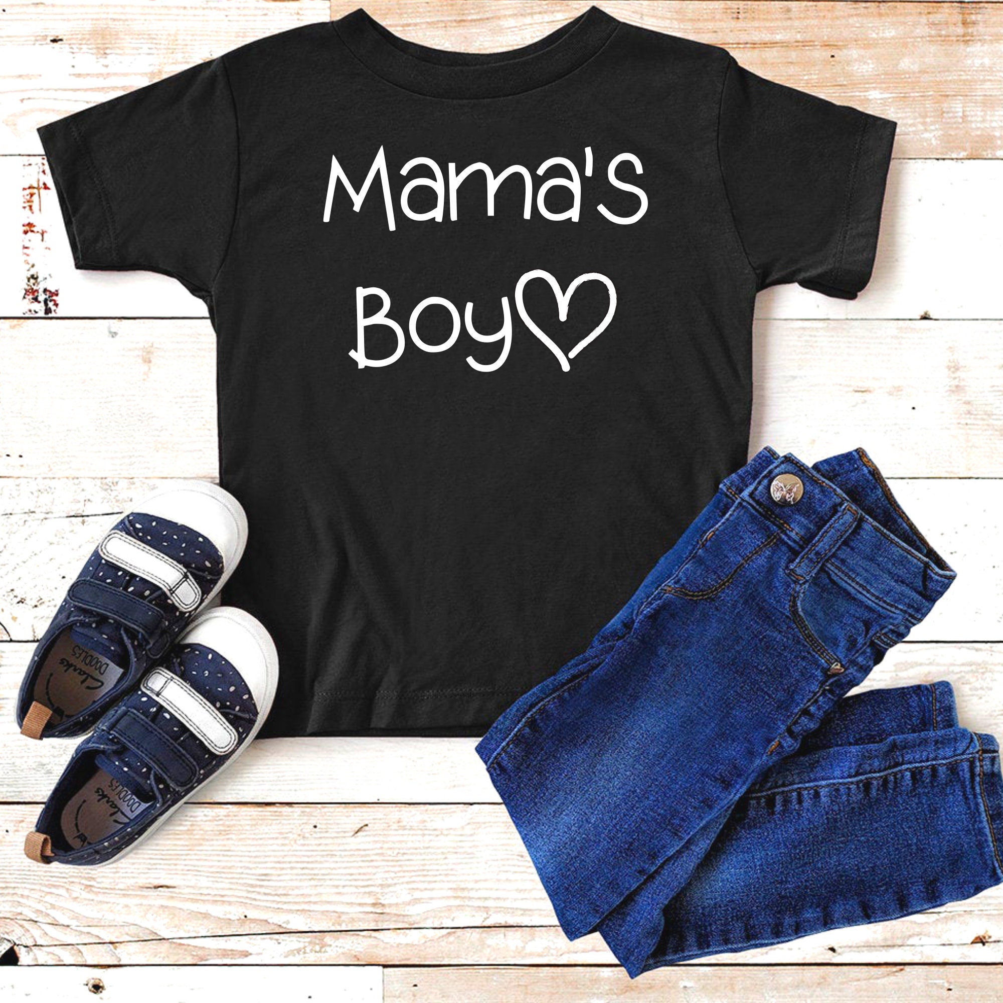 Mama's Boy Shirt, Little Boy, Kids & Toddler T Shirt, Wild One, Baby