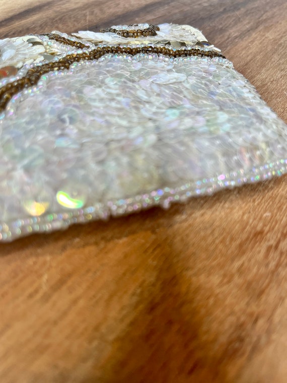 Beaded sequin vintage clutch for GNO or wedding a… - image 9