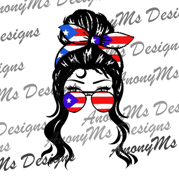 Puerto Rico Women With Glasses Etsy