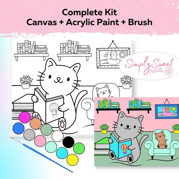 Sip and Paint Kit for Teens Etsy