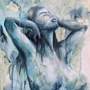 Divine Feminine Giclee Art Print - Powerful Woman, Strong Women, Healing Wall Art