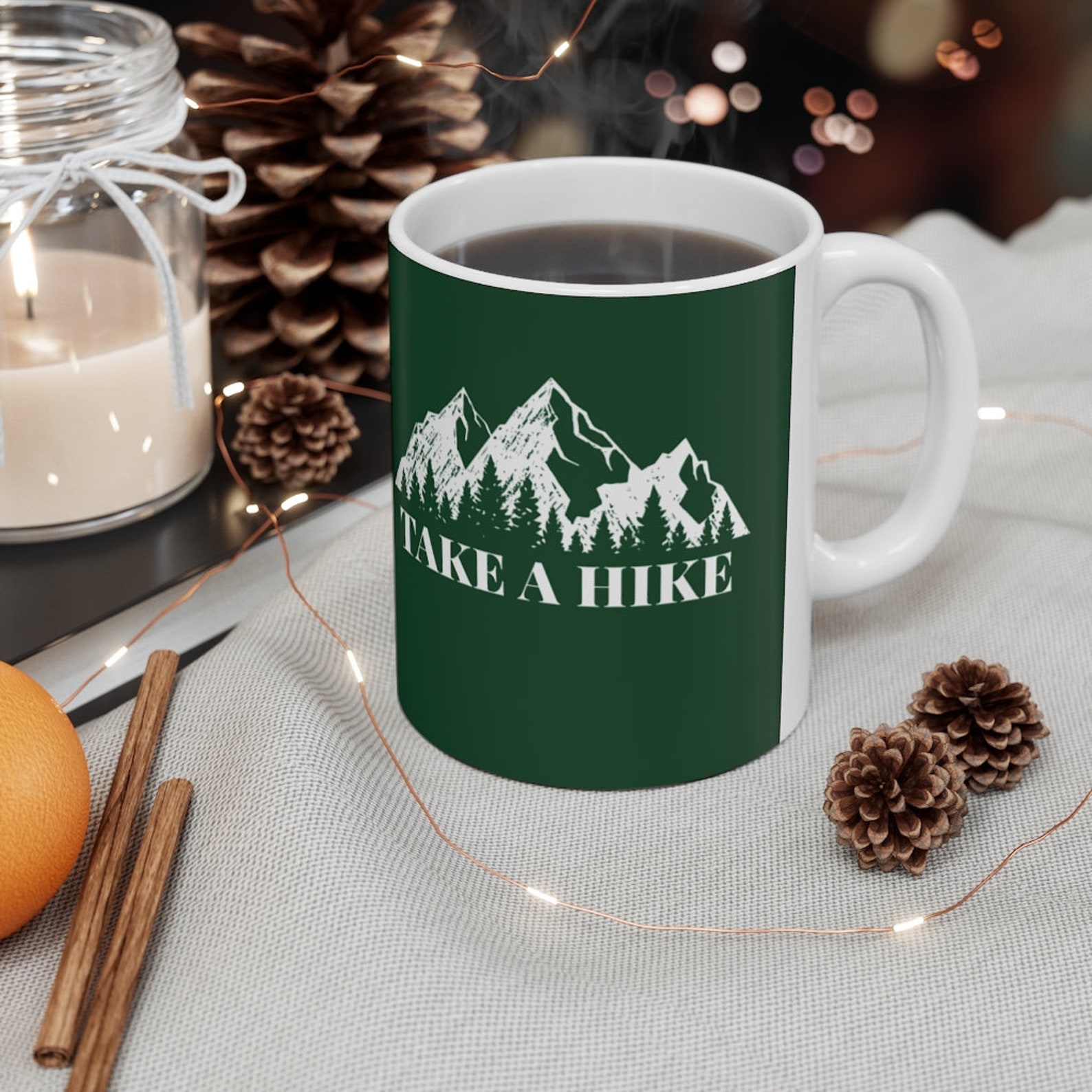 Take a Hike Mug I Love Hiking Coffee Mug Nature Mug Etsy