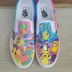 Pokemons Vans Etsy