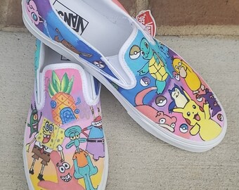 Spongebob slip store on vans