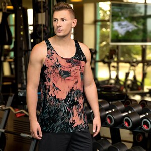 disassembled Unisex Tank Top
