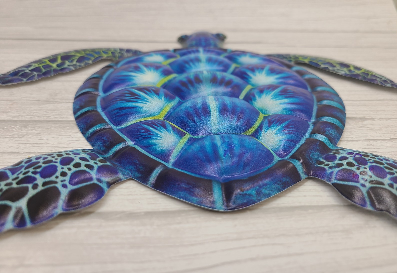 Sea Turtle Wall Art Sea Turtle Wall Decor Nautical Decor Etsy