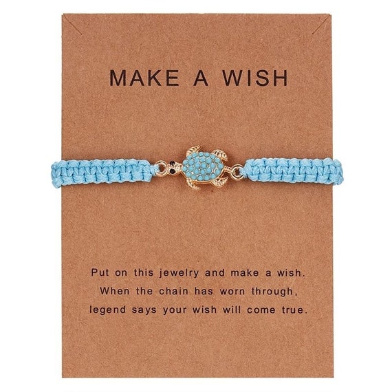 Blue turtle bracelet deals