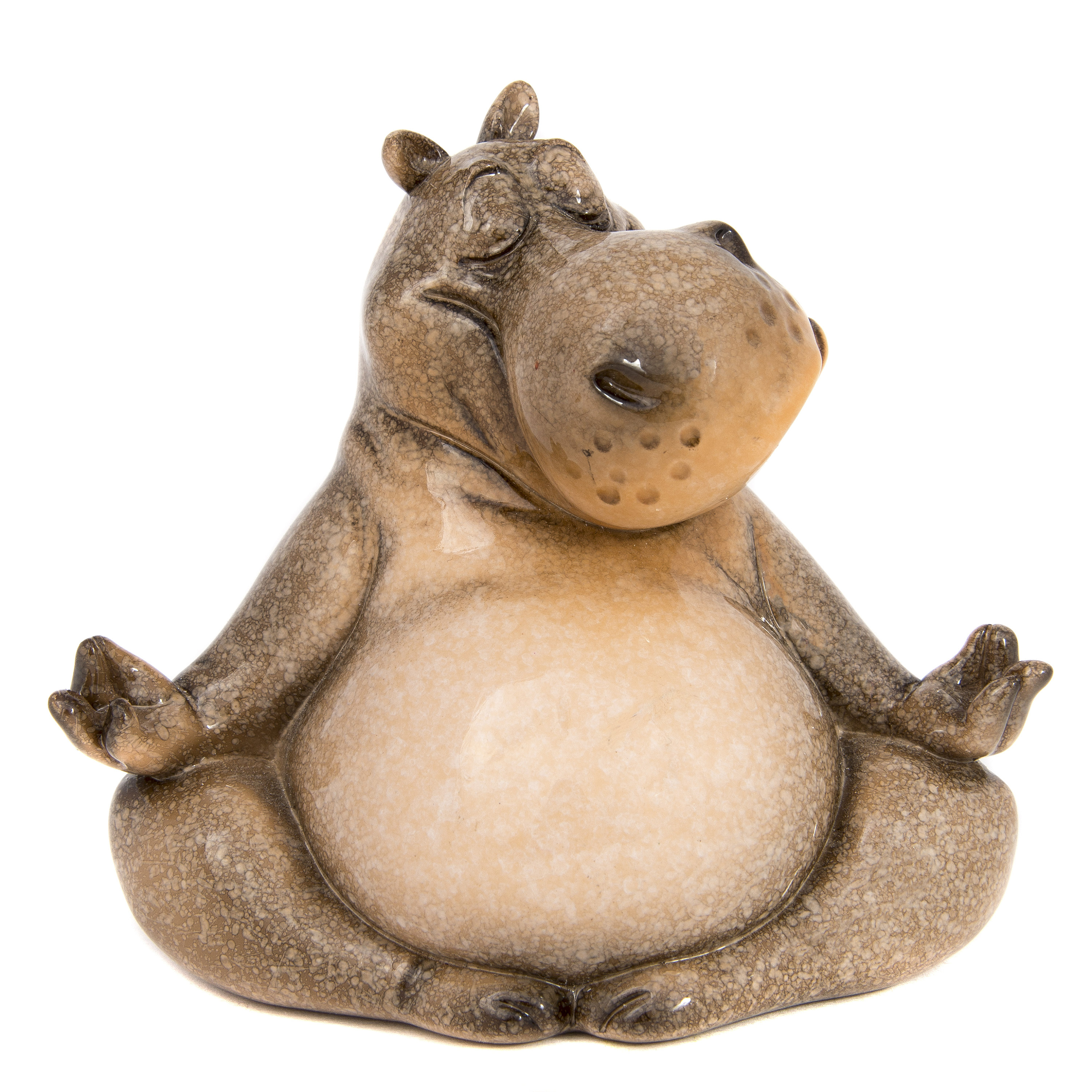 Hippo Figurine Bundle Meditating Hippo Figurine Showering Etsy