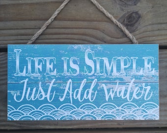 Simple Life Sign | Etsy