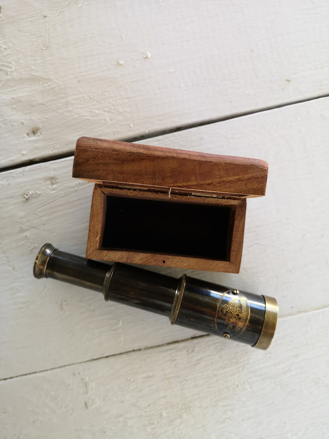 Telescope Brass Vintage Telescope Small Vintage Telescope Etsy