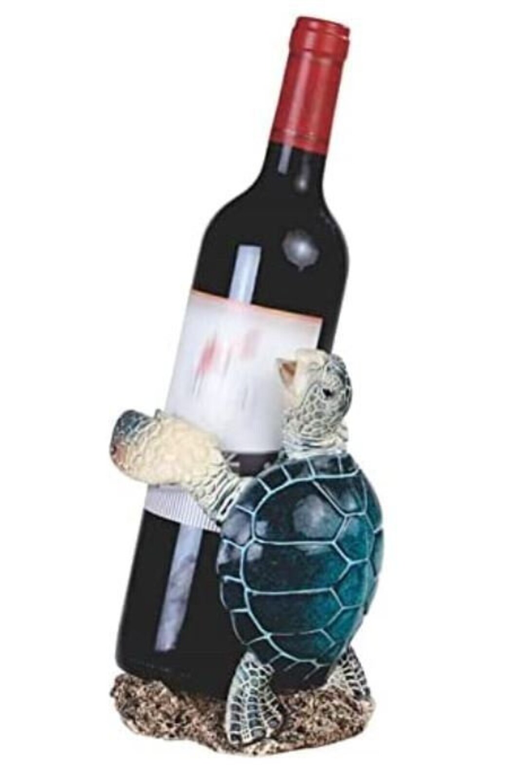 Sea turtle wine bottle holder hot sale