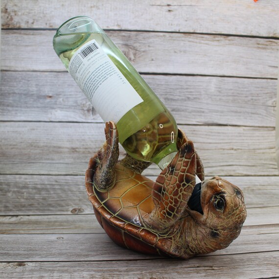Turtle wine holder sale