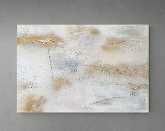 Textured Painting, Textured Abstract Wall Art, 3d painting Neutral colors, Earthy colors, abstract textures by Nisha Ghela