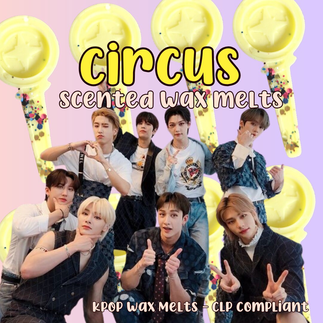 Circus Wax Melts - Stray Kids Inspired | Fruity Scent with Strawberry, Raspberry, Banana, Blackberry & Vanilla | CLP Compliant Parasoy Blend