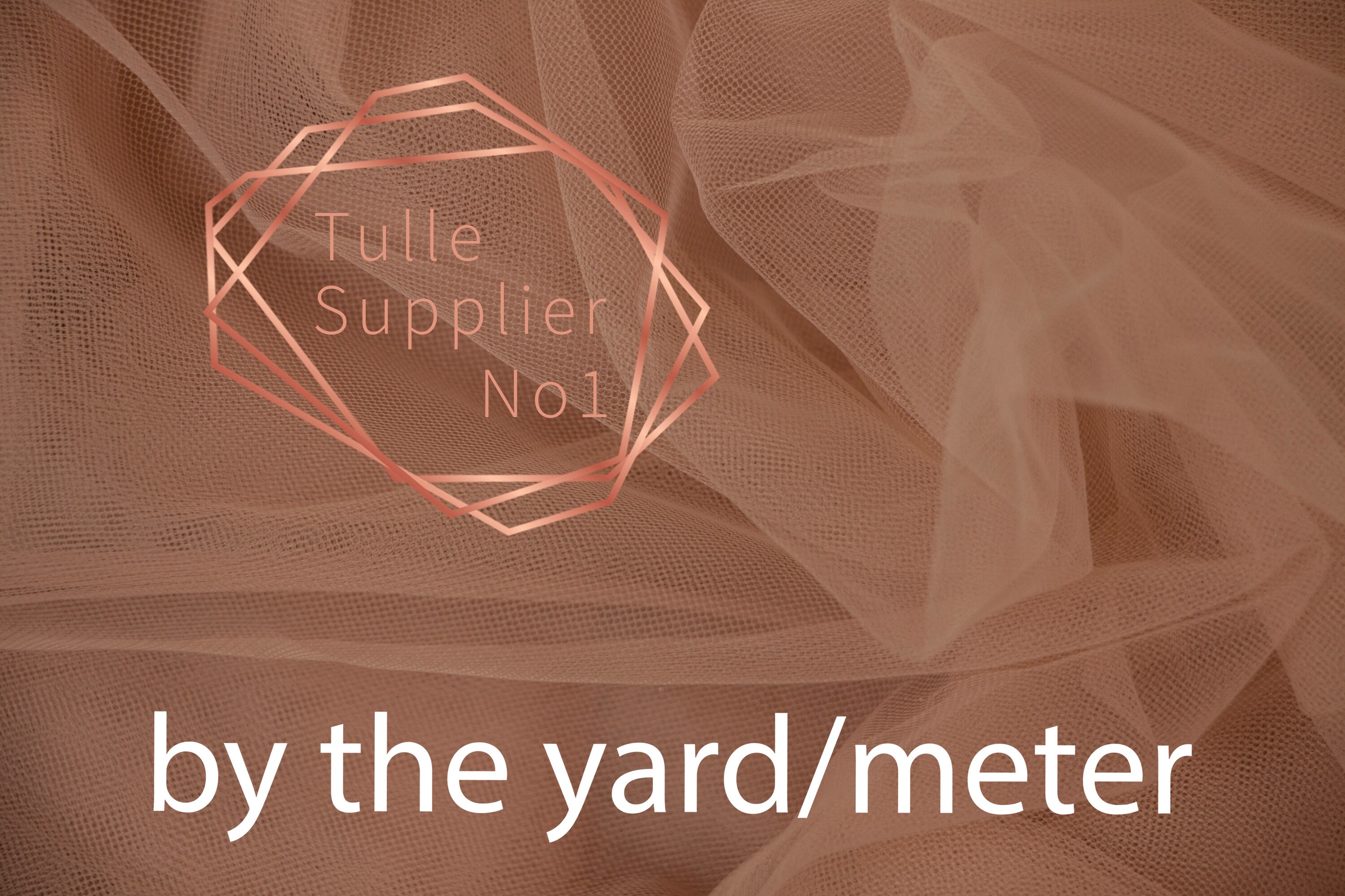 Mocca Nude Tulle Fabric by the Yard, Color #62 Mocca Nude Tulle, Luxury Soft Nude Tulle by the Meter, High Quality Wide Mocca Nude Tulle
