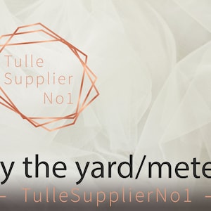 Ivory White Tulle Fabric by the Yard, Color #4 Ivory Tulle, Soft Ivory White Tulle by the Meter, High Quality Soft Tulle Fabric 118&quot; Wide