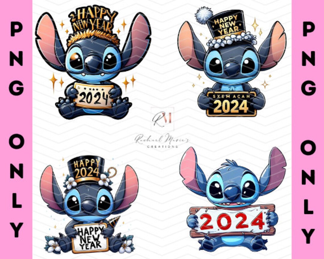 Stitch 2024 BUNDLE PNG, Stitch Png, Sublimation Png, Blue Alien Png Etsy