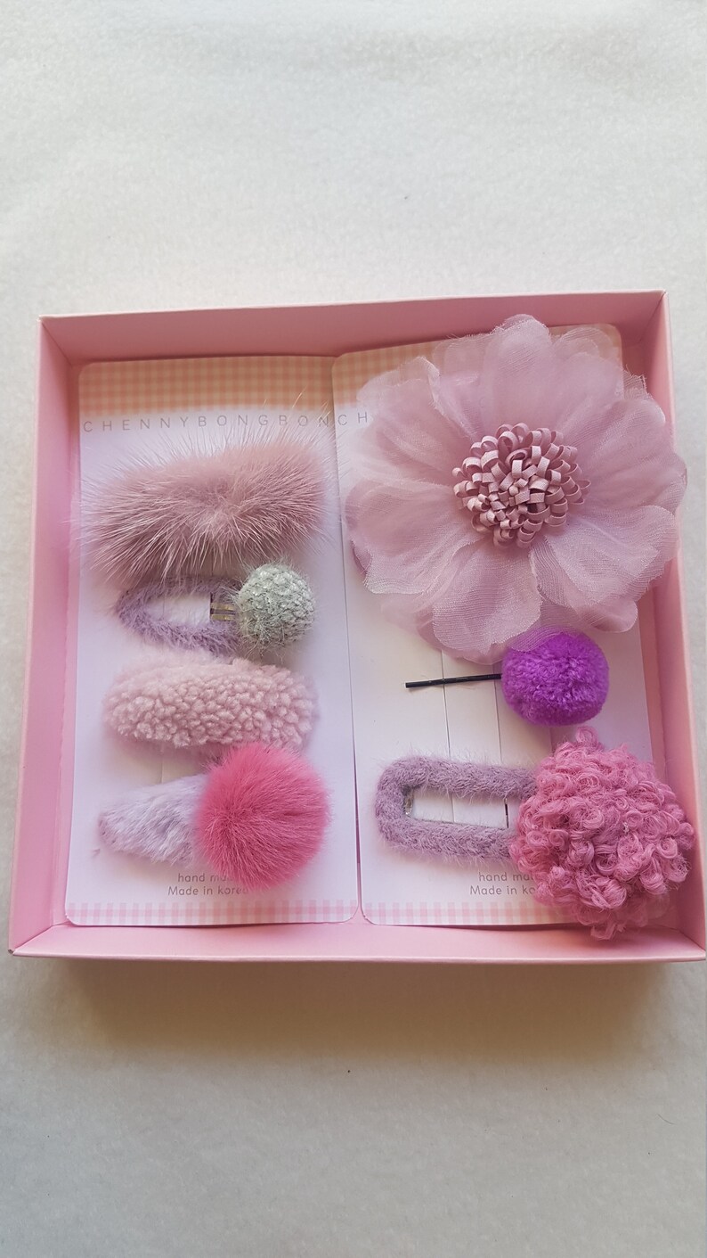 Handmade hair accessory boxset Etsy