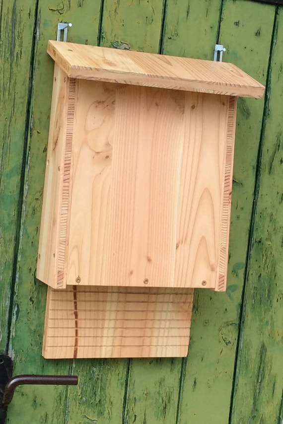 Maison à Chauves-souris En Bois à Double Compartiment – Abri Naturel Pour Jardin, Terrasse, 14,5 X 22,7 X 9 Cm - 5