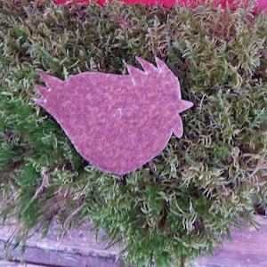 Rusty bird, rust bird, 14 cm, rust decoration / sheet metal / metal / iron image 1