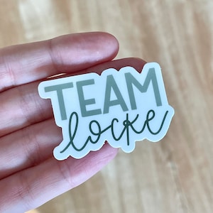 Team Locke Sticker // Lost Team Locke // Lost Sticker