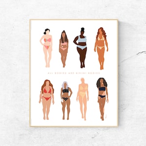 All Bodies Are Bikini Bodies Art Print Edition 2 (Unframed)