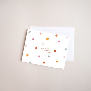 Thank you card | thank you card | appreciation card | handmade greeting card | 4.25x5.5 greeting card | cute illustrated card