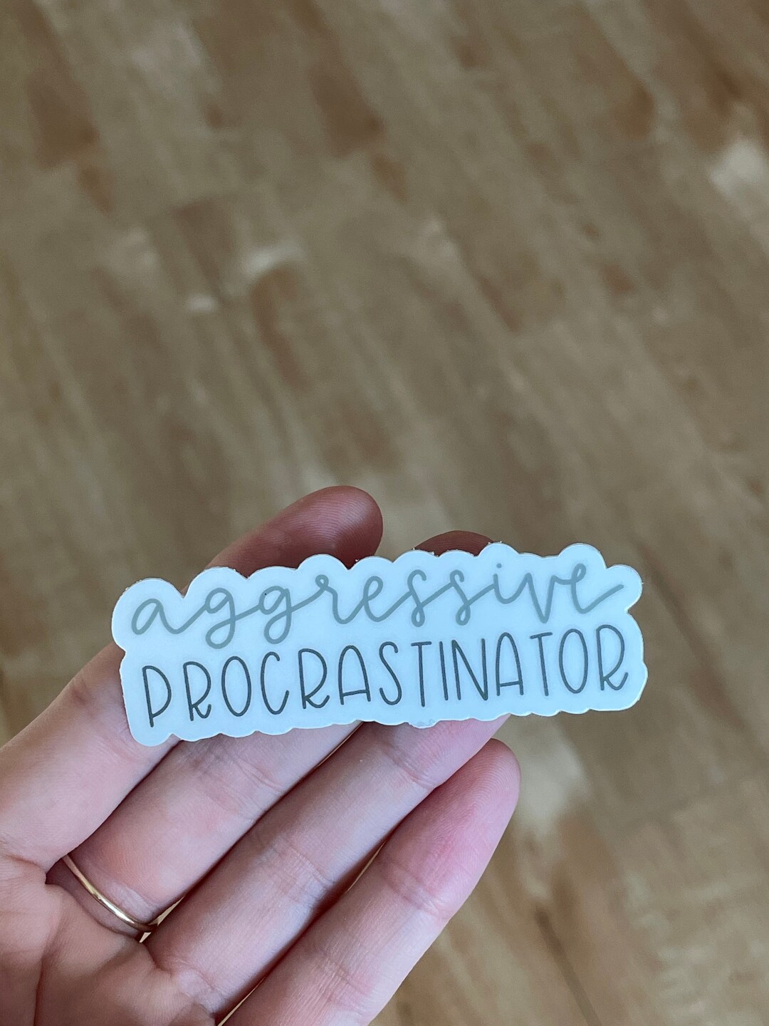 Procrastinate Sticker Aggressive Procrastinator Sticker // Procrastinator Sticker ...