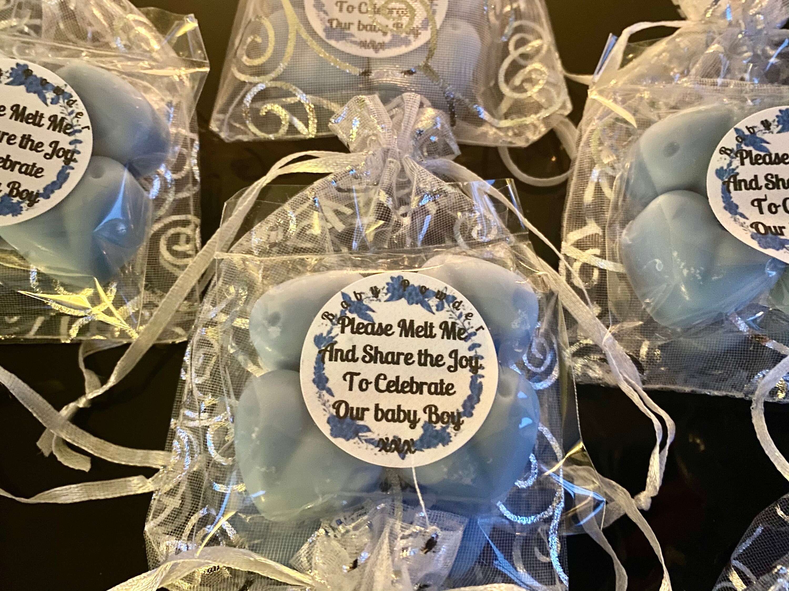 Baby Shower Wax Melt Gifts Baby Reveal Gifts Min 15 Units Etsy