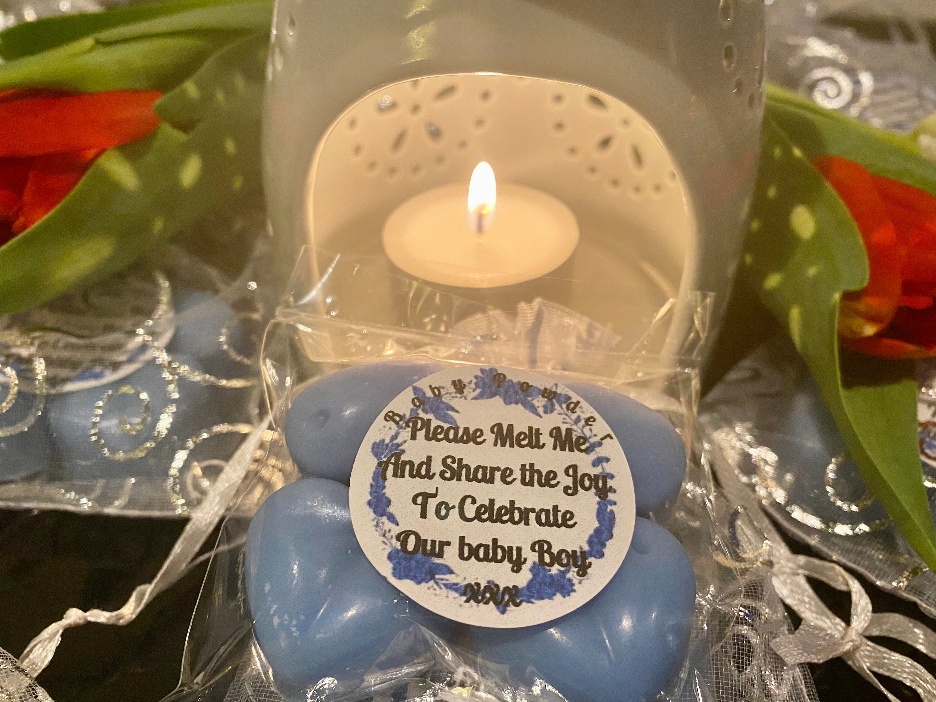Baby Shower Wax Melt Gifts Baby Reveal Gifts Min 15 Units Etsy