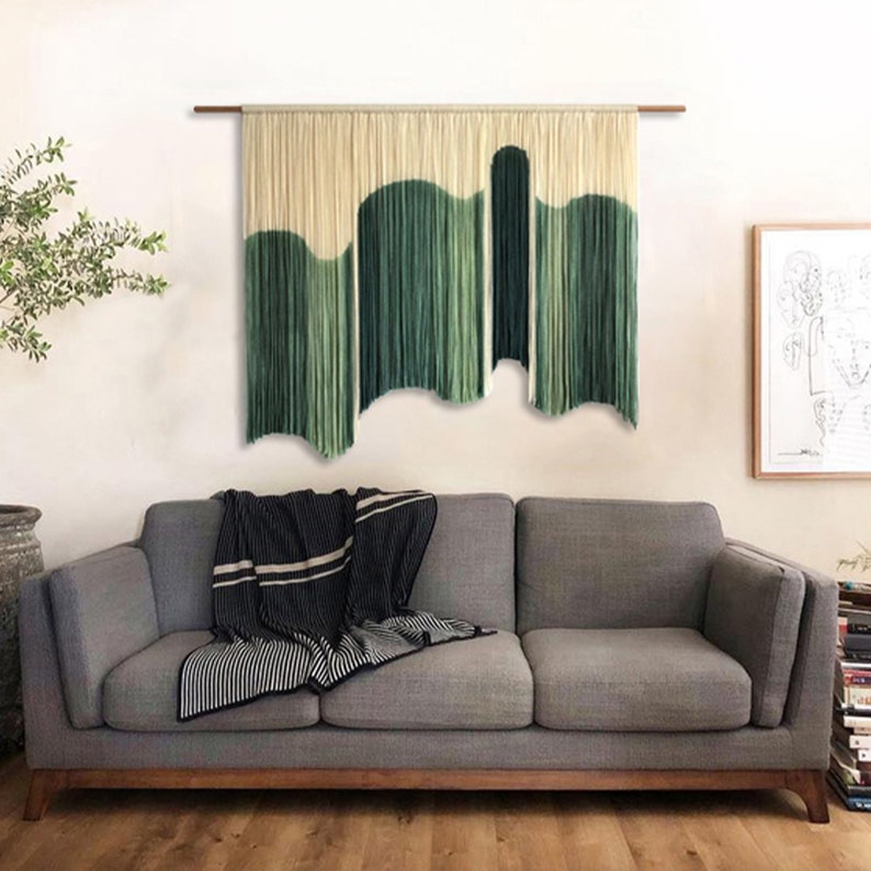 Green Wall Hanging Tapestry