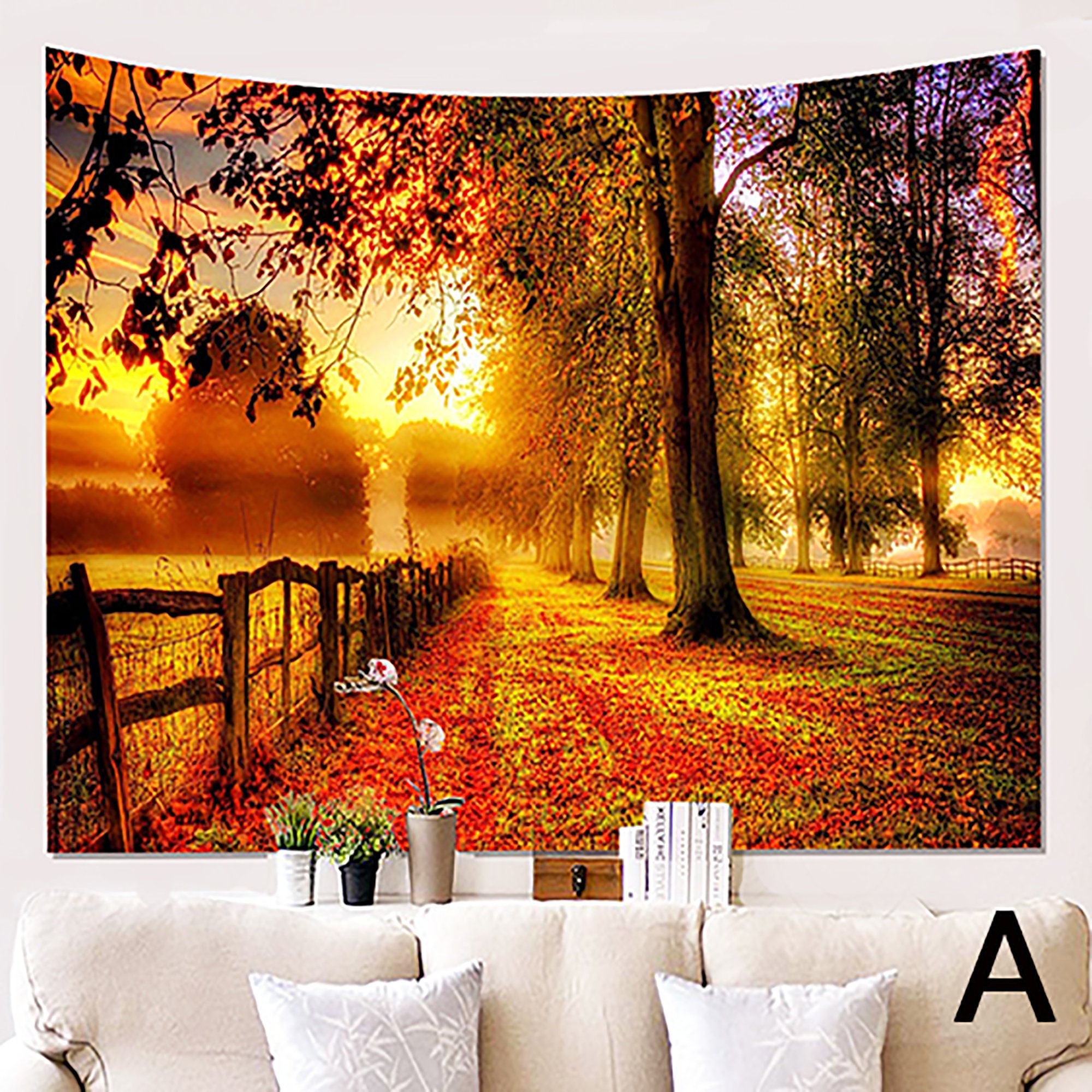 Beautiful Scenery Series Wall Tapestry Beautiful Hanging Etsy