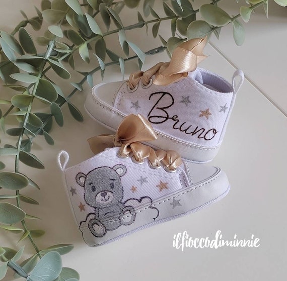 Zapatillas de bebe personalizadas con nombre - Zapatos bebé de
