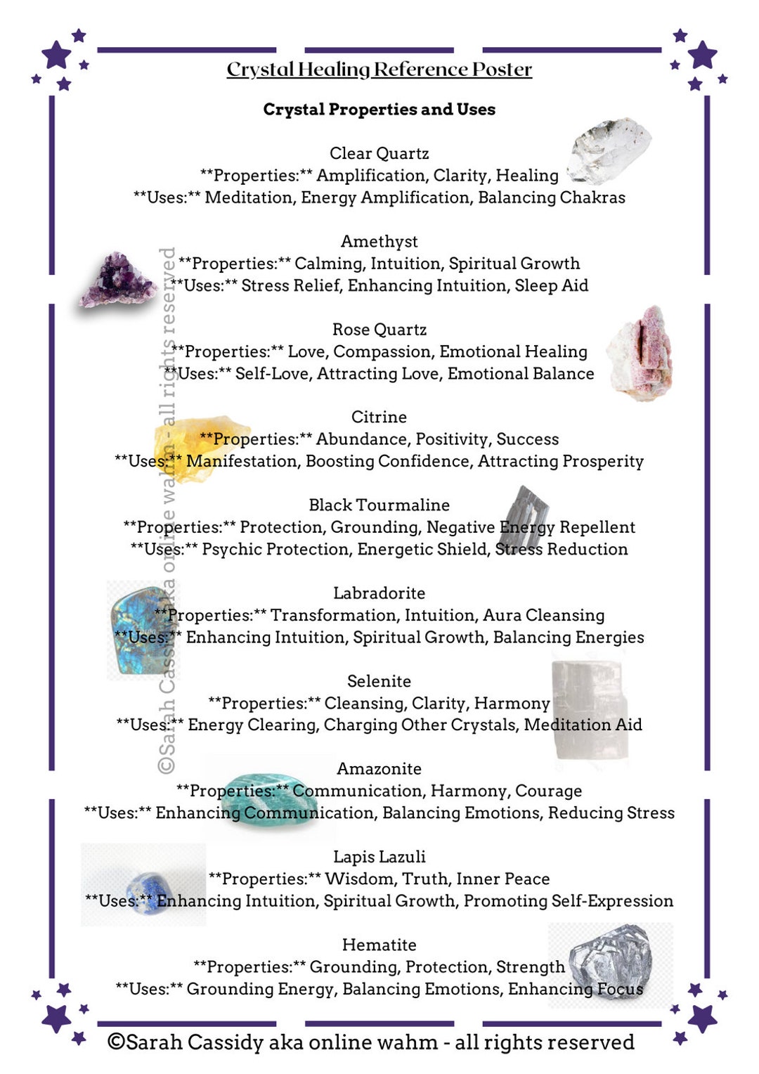 Crystal Healing Guide for Beginners - Etsy